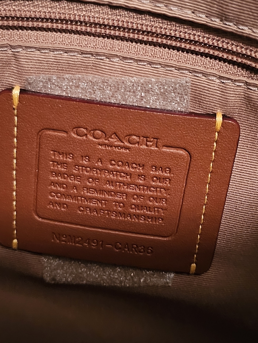 Coach Butterfly Print Tote Bag in Cream/Multi colorered. - Picture 6 of 7